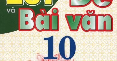 207 đề và bài văn 10
