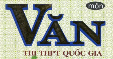Cẩm nang ôn luyện môn văn thi THPT Quốc gia