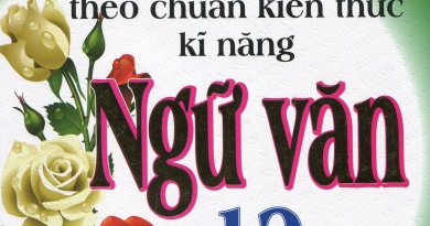 Những bài văn theo chuẩn kiến thức kĩ năng ngữ văn 12