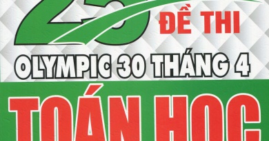 Tuyển tập 25 năm đề thi olympic 30 tháng 4 - Toán học 10