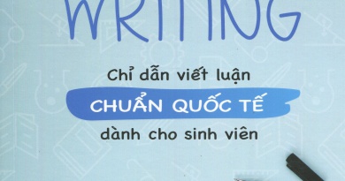Academic writing - Chỉ dẫn viết luận chuẩn quốc tế dành cho sinh viên