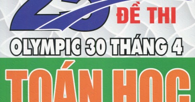 Tuyển tập 25 năm đề thi olympic 30 tháng 4 - Toán học 11