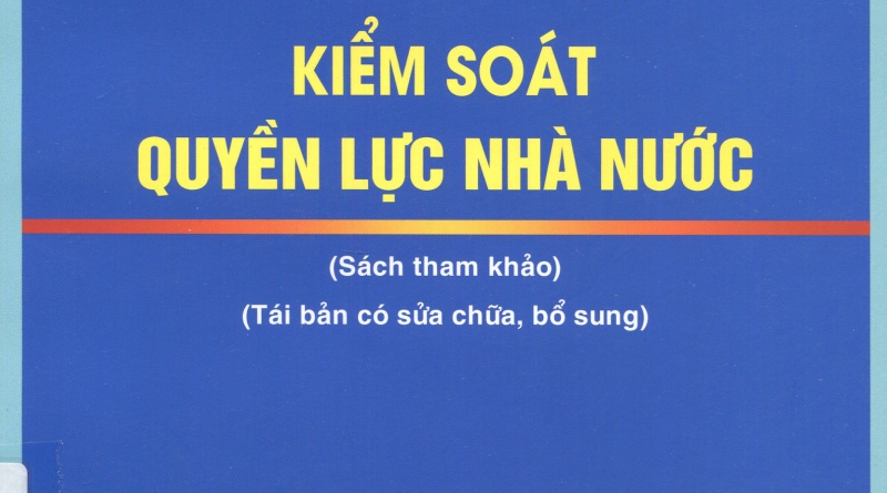 Kiểm soát quyền lực nhà nước