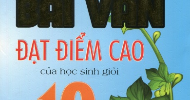 Những bài văn đạt điểm cao của học sinh giỏi 10
