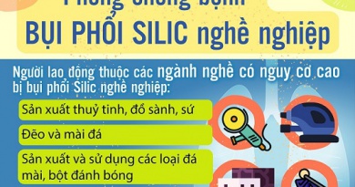 Phòng chống bệnh bụi phổi Silic
