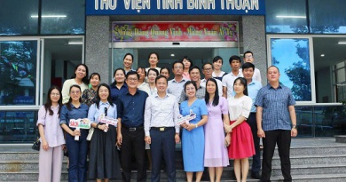 Đoàn lãnh đạo Sở Văn hóa, Thể thao và Du lịch Lâm Đồng thăm và làm việc tại Thư viện tỉnh Lâm Đồng – Cơ sở Bình Thuận
