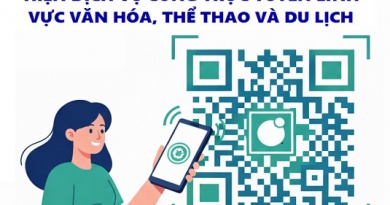 Hướng dẫn tra cứu mã QR Code thực hiện dịch vụ công trực tuyến lĩnh vực Văn hóa, Thể thao và Du lịch