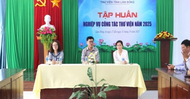 Thư viện tỉnh Lâm Đồng tập huấn nghiệp vụ năm 2025 Thư viện tỉnh Lâm Đồng tập huấn nghiệp vụ năm 2025