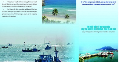 Luật Tài nguyên, môi trường biển và hải đảo