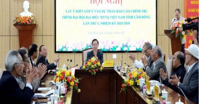 600 đại biểu dự Đại hội đại biểu Mặt trận Tổ quốc Việt Nam tỉnh Lâm Đồng lần thứ I