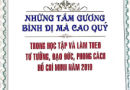 Những tấm gương bình dị mà cao quý trong học tập và làm theo tấm gương, đạo đức, phong cách Hồ Chí Minh năm 2019 Những tấm gương bình dị mà cao quý trong học tập và làm theo tấm gương, đạo đức, phong cách Hồ Chí Minh năm 2019