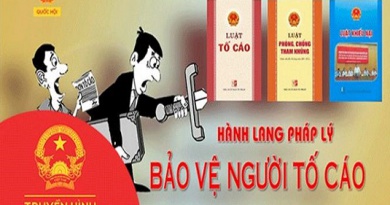 Thông tin người tố cáo, phản ánh về tham nhũng thuộc bí mật nhà nước độ Mật