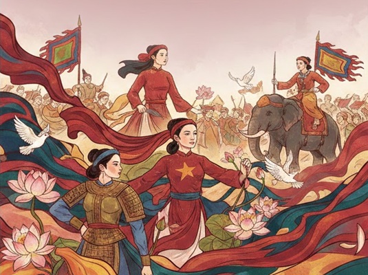 Kỷ niệm 116 năm Ngày Quốc tế Phụ nữ (8/3/1910 – 8/3/2026) và 1986 năm cuộc khởi nghĩa Hai Bà Trưng (40-2026)