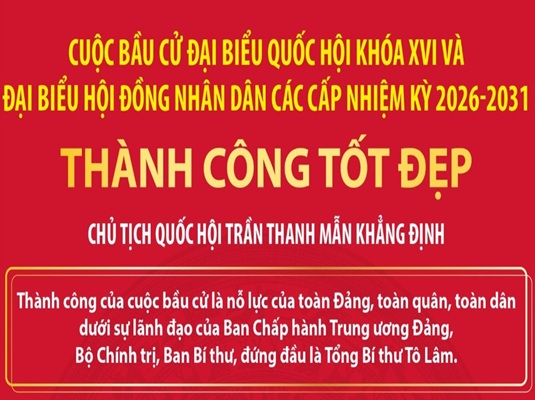 Infographics: Bầu cử Quốc hội và HĐND: Cuộc bầu cử thành công tốt đẹp