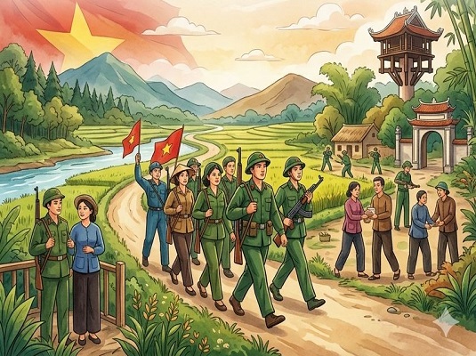 Kỷ niệm 91 năm Ngày truyền thống Dân quân tự vệ (28/3/1935 – 28/3/2026) Kỷ niệm 91 năm Ngày truyền thống Dân quân tự vệ (28/3/1935 – 28/3/2026)