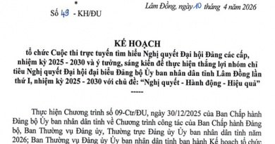Cuộc thi trực tuyến tìm hiểu Nghị quyết Đại hội Đảng các cấp nhiệm kỳ 2025–2030