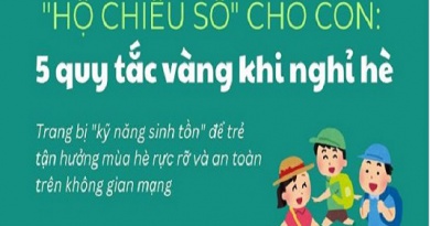 “Hộ chiếu số” cho con: 5 quy tắc vàng khi nghỉ hè