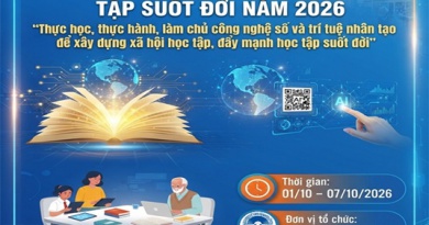 Thư viện tỉnh Lâm Đồng: Tổ chức các hoạt động hưởng ứng Tuần lễ học tập suốt đời năm 2026