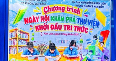 Thư viện tỉnh Lâm Đồng tổ chức Ngày hội “Khám phá thư viện – Khởi đầu tri thức” hưởng ứng Tuần lễ học tập suốt đời năm 2026 tại xã Hàm Liêm Thư viện tỉnh Lâm Đồng tổ chức Ngày hội “Khám phá thư viện – Khởi đầu tri thức” hưởng ứng Tuần lễ học tập suốt đời năm 2026 tại xã Hàm Liêm