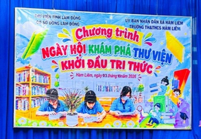 Thư viện tỉnh Lâm Đồng tổ chức Ngày hội “Khám phá thư viện – Khởi đầu tri thức” hưởng ứng Tuần lễ học tập suốt đời năm 2026 tại xã Hàm Liêm Thư viện tỉnh Lâm Đồng tổ chức Ngày hội “Khám phá thư viện – Khởi đầu tri thức” hưởng ứng Tuần lễ học tập suốt đời năm 2026 tại xã Hàm Liêm