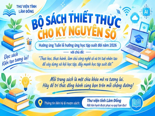 Bộ 4 cuốn sách thiết thực hưởng ứng Tuần lễ học tập suốt đời năm 2026 Bộ 4 cuốn sách thiết thực hưởng ứng Tuần lễ học tập suốt đời năm 2026
